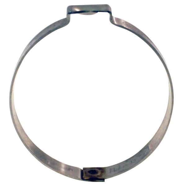 Homestead 1 in. to 1 in. Stainless Steel Band Mulit-Size Clamp Ring, Silver HO2740614 - main